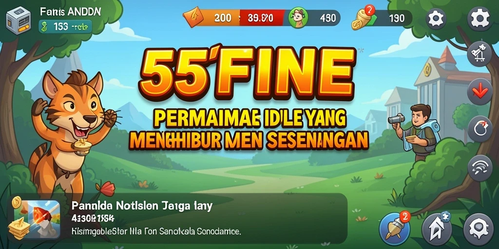 Tampilan gameplay seru dan menghibur di 55FIVE.
