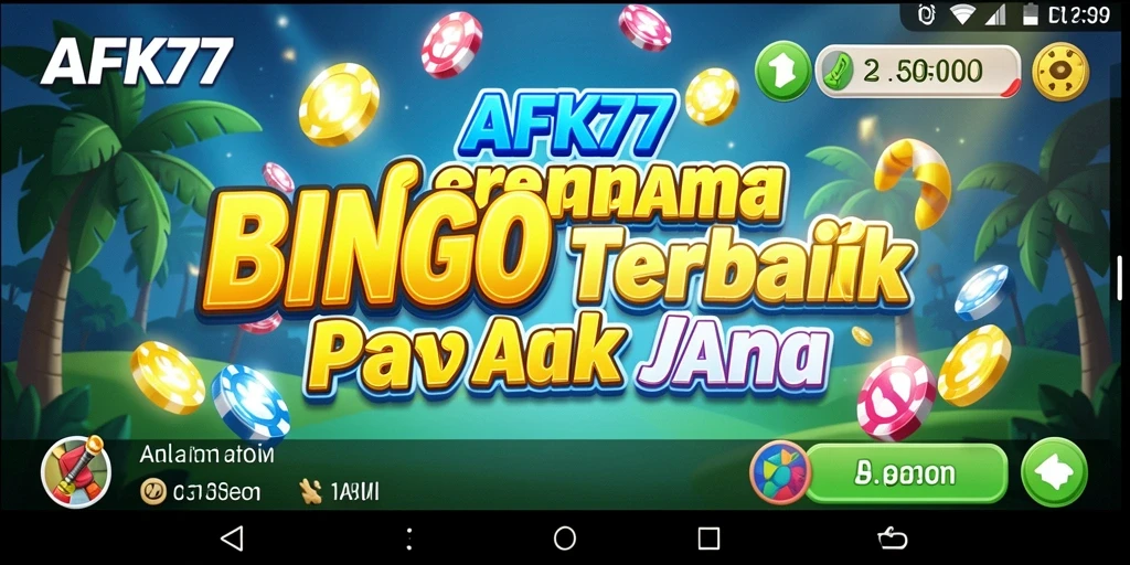 Tampilan menarik dari gameplay AFK77 Bingo.