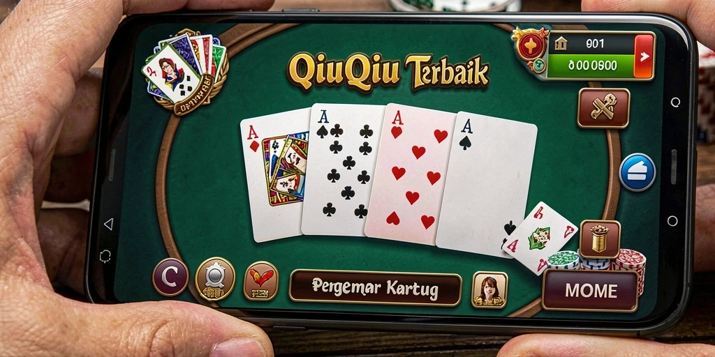 Screenshot gameplay QiuQiu yang mendebarkan di API77.