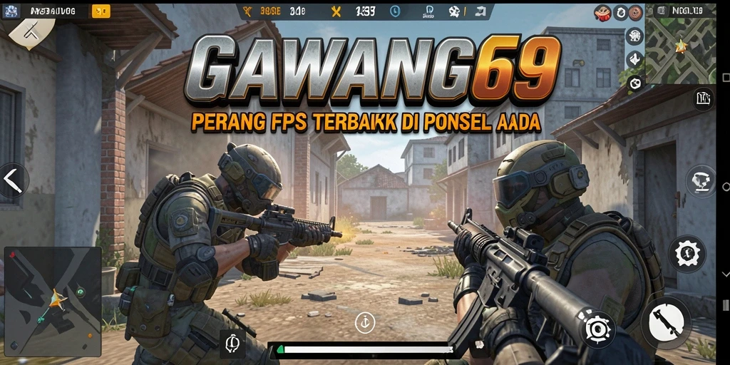 Tampilan gameplay GAWANG69 dengan aksi tembak-menembak seru.