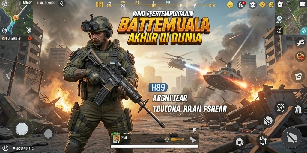 Gameplay menegangkan H89 dalam pertempuran Battle Royale.