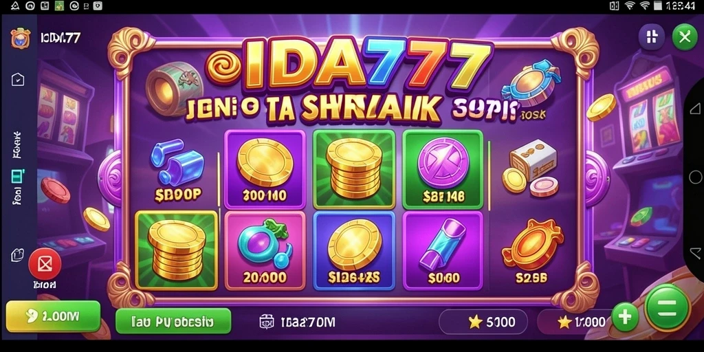 Tampilan menarik dari gameplay slot IDA777 yang mendebarkan.