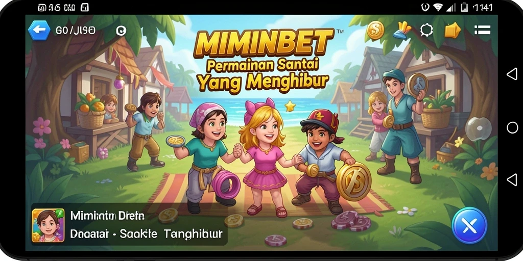 Screenshot gameplay MIMINBET menampilkan momen seru saat bermain.