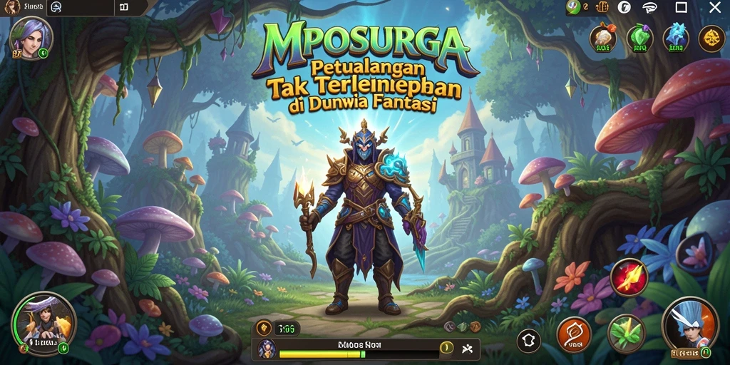 Tampilan gameplay seru dalam MPOSURGA dengan aksi petualangan menegangkan.