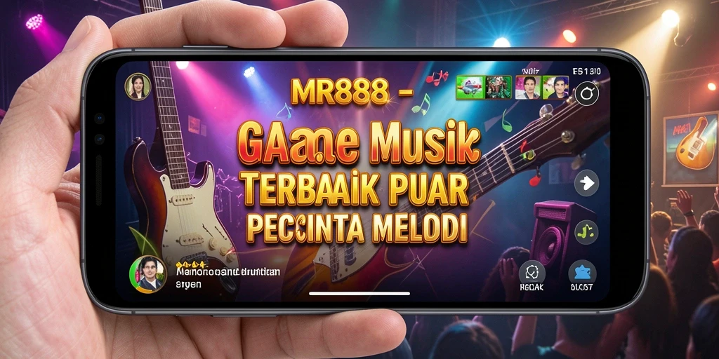 Tampilan gameplay MR888 dengan pengalaman musik yang interaktif.