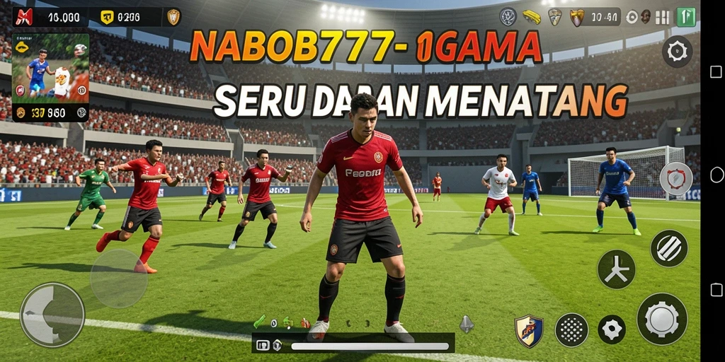 Screenshot NABOB77 menunjukkan aksi seru dalam permainan olahraga.