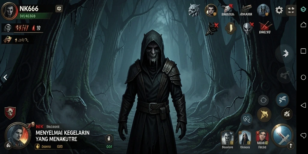 Gameplay NK666 yang mencekam dan menakutkan.