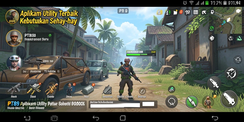 Tampilan antarmuka aplikasi PT89 yang sederhana dan modern.