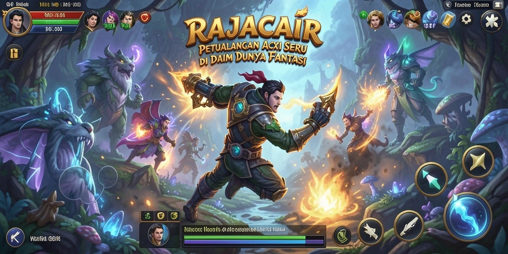 Tampilan seru gameplay RAJACAIR dengan aksi mendebarkan.