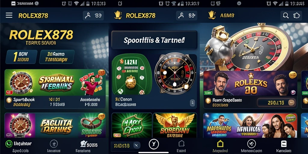 Tampilan menarik dari gameplay ROLEX878 saat bertaruh pada olahraga.