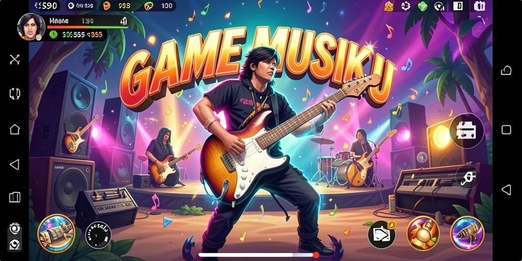 Gameplay S80 menampilkan alat musik interaktif yang mengagumkan.