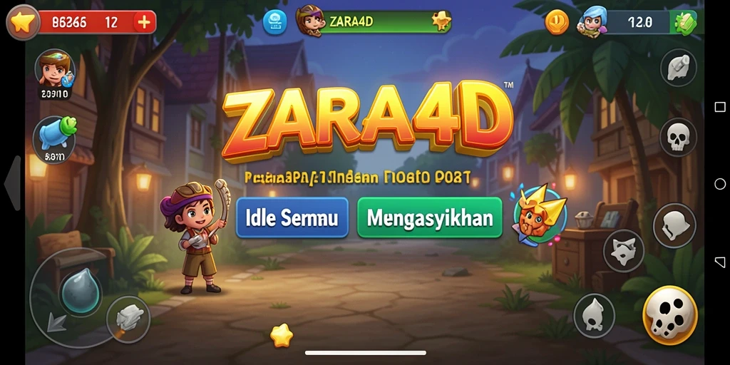 Tampilan gameplay ZARA4D dalam aksi menarik.